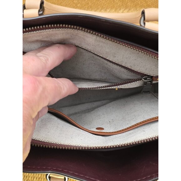 Coach 1941‎ Genuine Leather DAKOTAH Satchel Beechwood Shoulder Handbag Crossbody - Picture 8 of 16